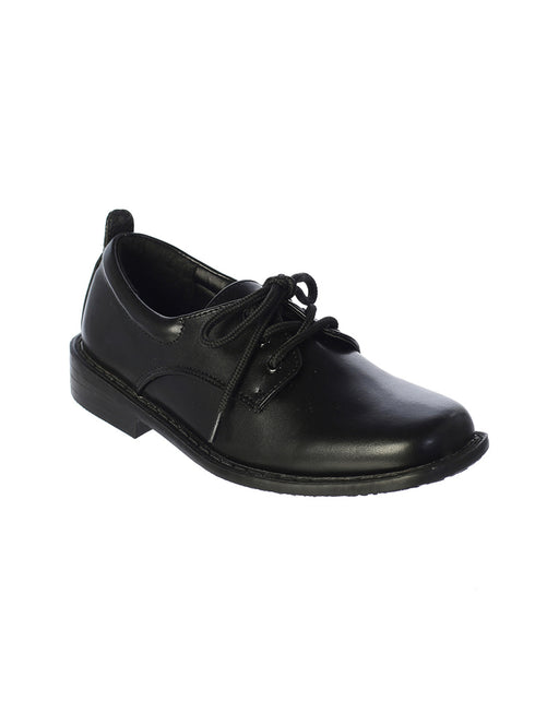 Boys Matte Square Toe Shoes, 5 Toddler - 5 Youth
